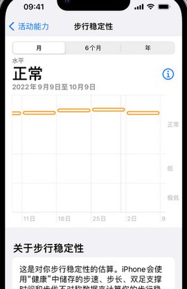 屏边iPhone手机维修如何在iPhone开启'步行稳定性通知'