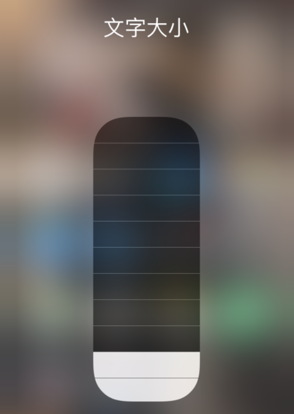 屏边苹果手机维修分享小技巧：在 iPhone 控制中心快速调节字体大小 