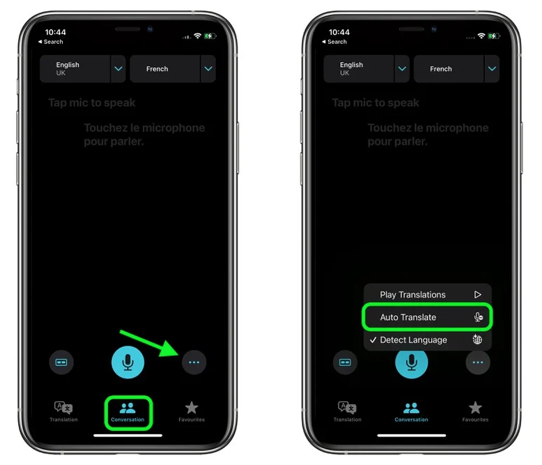 屏边苹果手机维修分享iOS 15 “翻译” App 新改进 