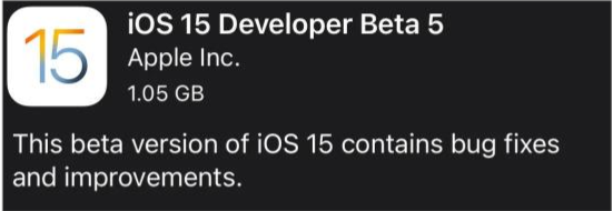 屏边苹果手机维修分享如何升级到iOS15.0 beta5 