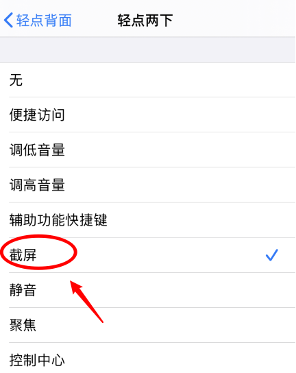 屏边苹果手机维修分享iPhone12如何启用双击截屏 